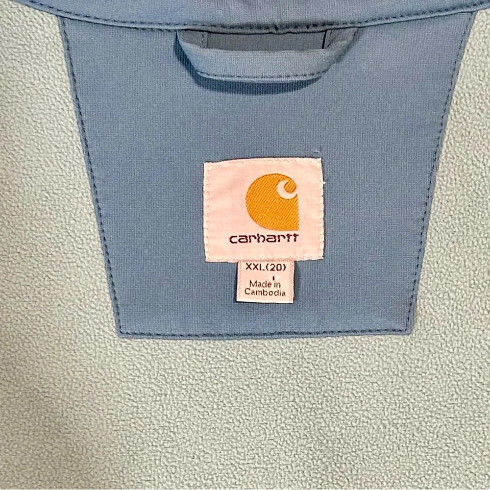 Carhartt Men's Teal Blue Full-Zip Performance Jacket. Size XXL - Picture 8 of 9